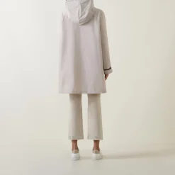 Fashion JOSEPH RIBKOFF Contrast-Trim Parka Jacket