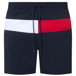 Core Flag Drawstring Swim Shorts