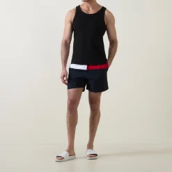 Core Flag Drawstring Swim Shorts