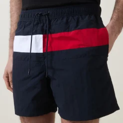 Core Flag Drawstring Swim Shorts