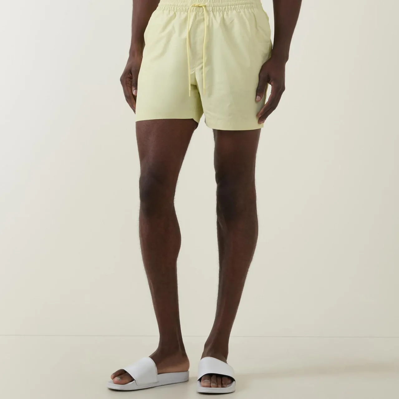 New CALVIN KLEIN Core Logo Taped Swim Shorts