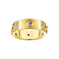 Cosmic Motif Band Ring