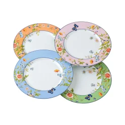 Cottage Garden - Dinner Plates X 4