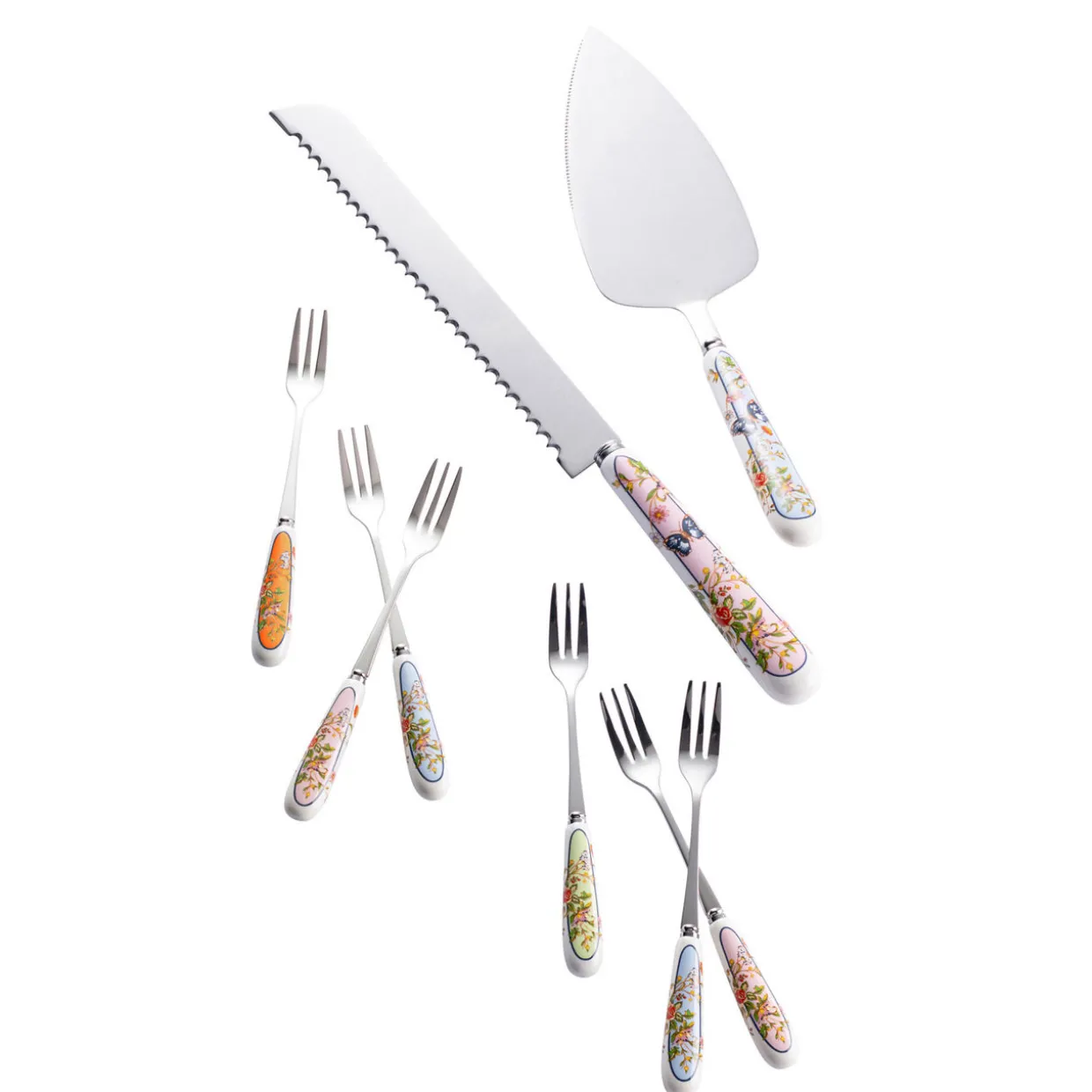 Cottage Garden Pastry Set - 8 Pce