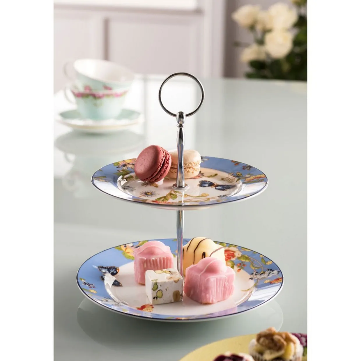 Cottage Garden Two Tiered Server