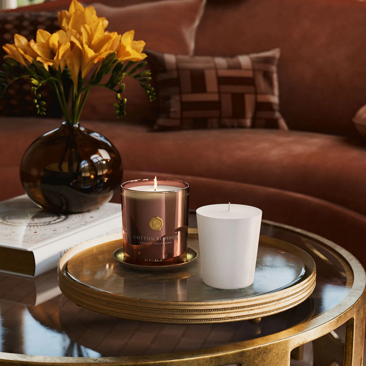 New RITUALS Cotton Blossom Refill Scented Candle