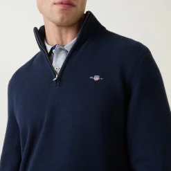 Outlet GANT Cotton Casual Half-Zip Sweater