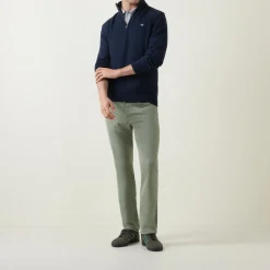 Outlet GANT Cotton Casual Half-Zip Sweater