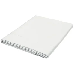 Cotton Sateen Flat Sheet White