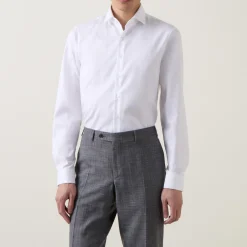 Cotton Twill Single-Cuff Shirt