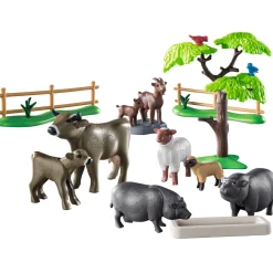 Country Animal Enclosure Playset