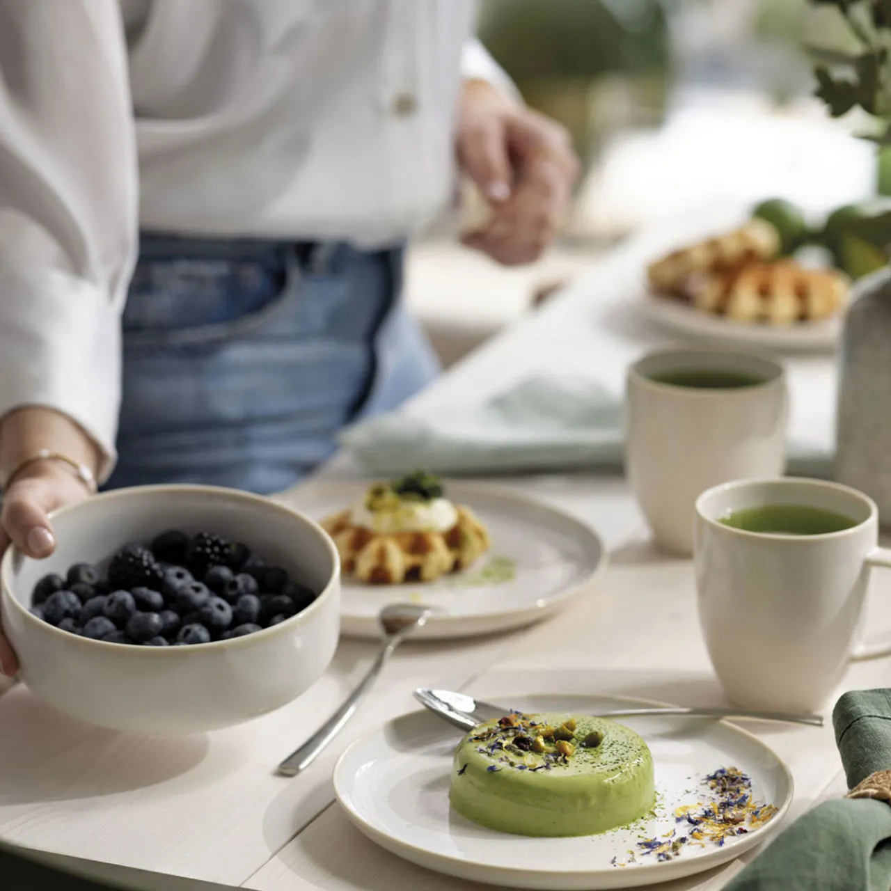 Online VILLEROY & BOCH Crafted Cotton 4-Piece Dinner Set