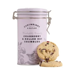 Cranberry Crumbles Biscuit Tin