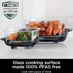 Best NINJA CRISPi 4-in-1 Portable Glass Air Fryer Sage