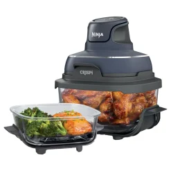 Hot NINJA CRISPi 4-in-1 Portable Glass Air Fryer Cyber Space