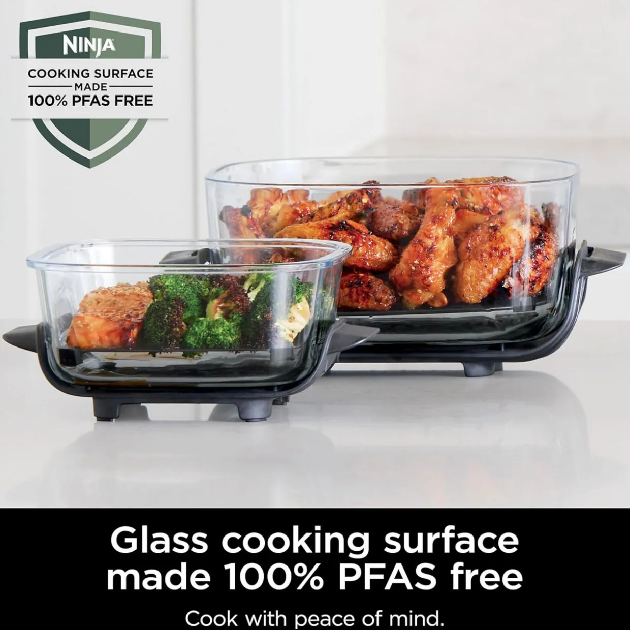 CRISPi 4-in-1 Portable Glass Air Fryer Sage