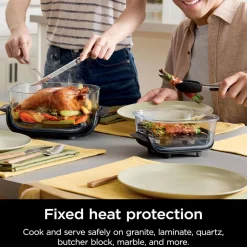 CRISPi 4-in-1 Portable Glass Air Fryer Sage