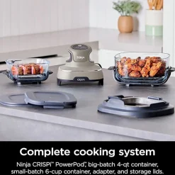 CRISPi 4-in-1 Portable Glass Air Fryer Stone