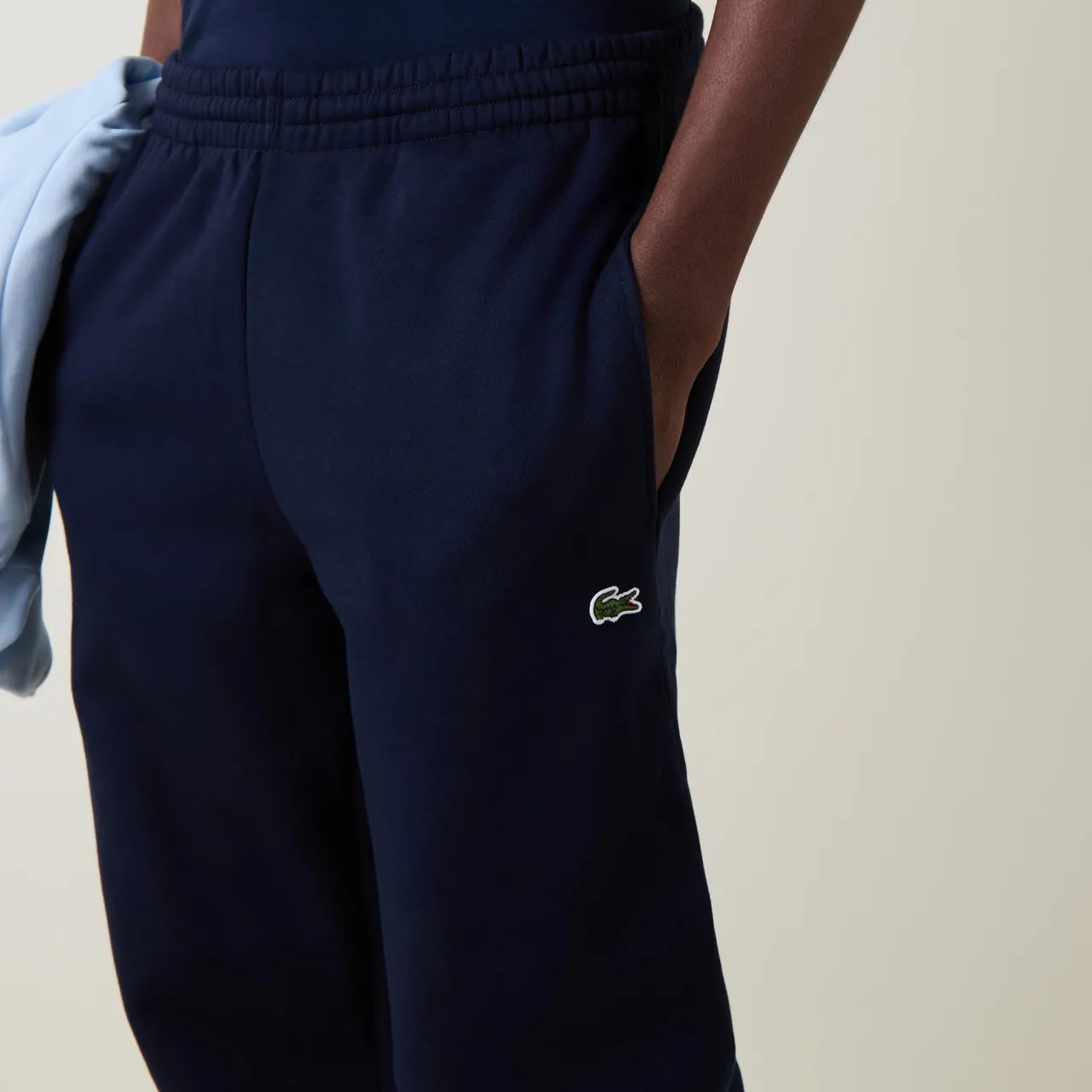 Best LACOSTE Croc Logo Brushed Fleece Sweatpants
