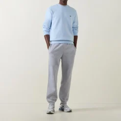 New LACOSTE Croc Logo Brushed Fleece Sweatpants