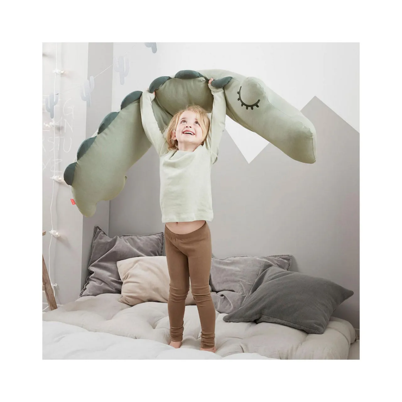 Best DONE BY DEER Croco Comfy Body Pillow