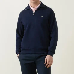 Crocodile Logo Half-Zip Sweatshirt