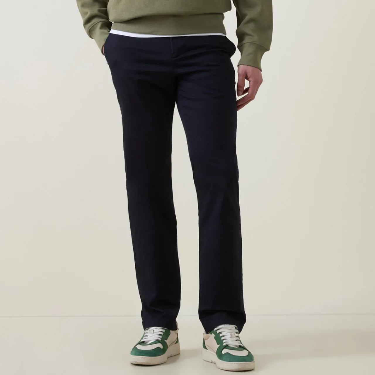 Discount LACOSTE Crocodile Logo Slim Fit Chinos