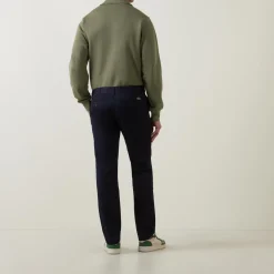 Discount LACOSTE Crocodile Logo Slim Fit Chinos