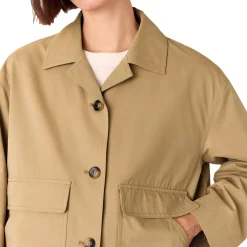 Cropped Trench Jacket
