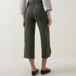 Best JOSEPH RIBKOFF Cropped Wide Leg Jeans