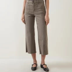 Sale JOSEPH RIBKOFF Cropped Wide Leg Jeans