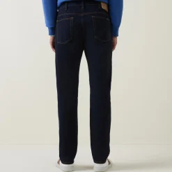 Hot PS PAUL SMITH Crosshatch Stretch Tapered Leg Jeans