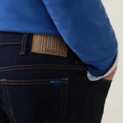 Hot PS PAUL SMITH Crosshatch Stretch Tapered Leg Jeans