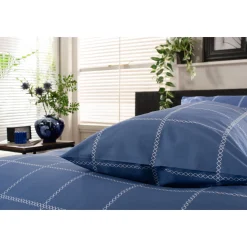 Hot THE LYNDON COMPANY Crossley Heath Duvet Set Blue/White