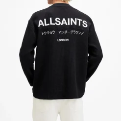 Hot ALLSAINTS Crypt Logo Long-Sleeved T-Shirt