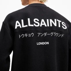 Hot ALLSAINTS Crypt Logo Long-Sleeved T-Shirt