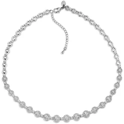 Cubic Zirconia Embellished Necklace