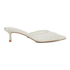 New DUNE LONDON Cuddling Embellished Bridal Mules