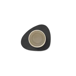 Hot LIND DNA Curve Corduroy Coaster Black