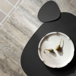 Hot LIND DNA Curve Corduroy Coaster Black