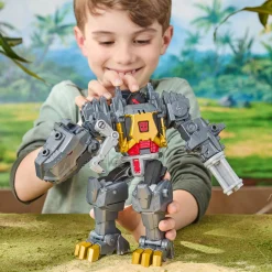 Best TRANSFORMERS Cyberworld Grimlock Chomp & Battle