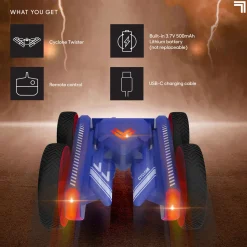 Online FAO SHARPER IMAGE Cyclone Twister Remote Control Stunt Car