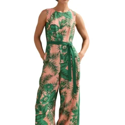 Sale PHASE EIGHT Cyra Palm Tie Detail Jumpsuit