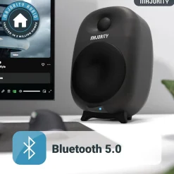 D80 Bookshelf Speaker Black