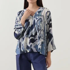 Sale MASAI Daciana Abstract Print Top