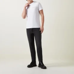 Dad Mid Rise Straight Leg Jeans