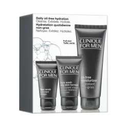 Daily Hydration Men's Skincare Set for Oily Skin