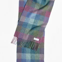 Damask Check Lambswool Scarf