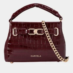 Daniella Mini Croc-Embossed Tote Bag