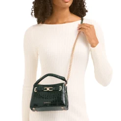 Daniella Mini Croc-Embossed Tote Bag